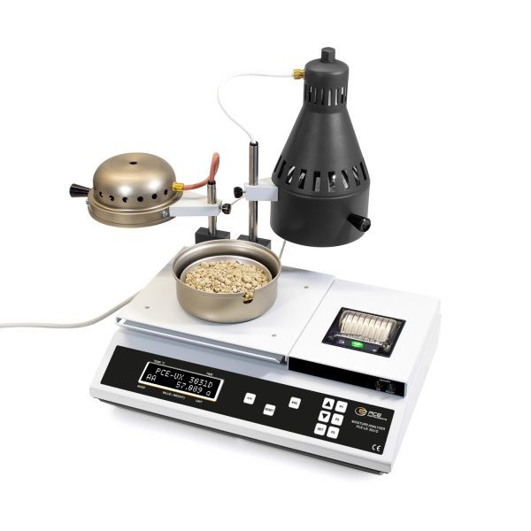 PCE Instruments Feuchtebestimmerwaage, Heiztemperatur 180°C & 360°C, eingebauter Drucker, PCE-UX 3031D
