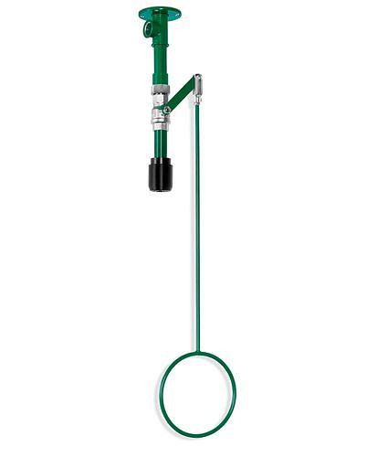 B-SAFETY Körperdusche, grün, Deckenmontage, BR 085085, DVGW, 305257