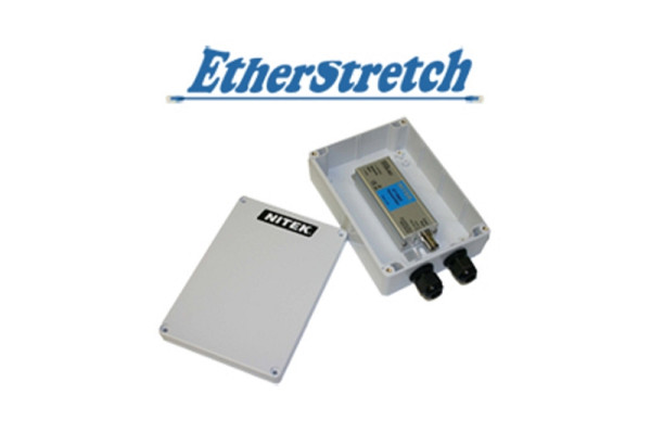 Nitek ET1500CW Ethernet, PoE Extender, Koax, für Etherstretch Switches, 1 Port, Erweiterung 500m, Außen, ET1500C-W1