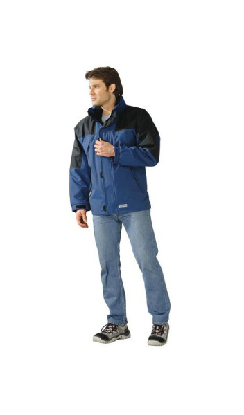 Planam Outdoor Redwood Jacke, amporablau/schwarz, Größe M, 3141048
