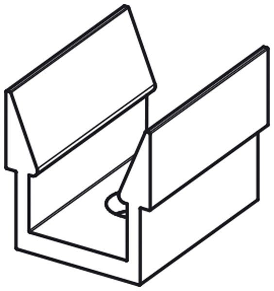 Mitee-Bite Alum-Profil für Doppelkeilspanner für X80750, X60220