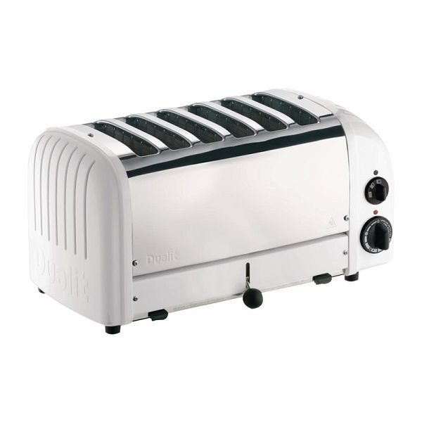 Dualit Toaster 60146 weiß 6 Schlitze, E975