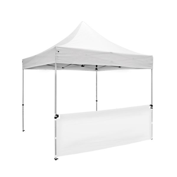 Showdown Displays Zelt Alu Halbwand doppelseitig Weiß 3 x 3 Meter, T3-GHWWH