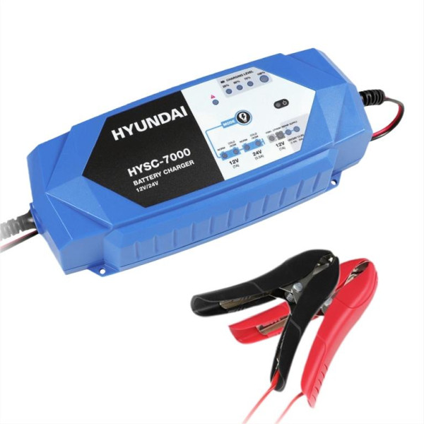 HYUNDAI Batterieladegerät, für 12V und 24V, HYSC-7000