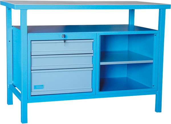 Güde Werkbank P 1200 SL, Farbton blau: RAL 5015, 40926, 4015671409263