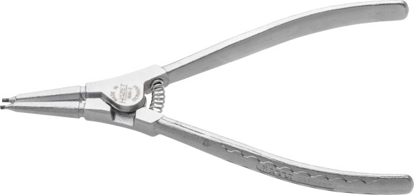 Hazet Sicherungsring-Zange, Norm: DIN 5254 Form A, Oberfläche: verchromt, Spitze stahlgrau, Länge: 180 mm, 1846C-2