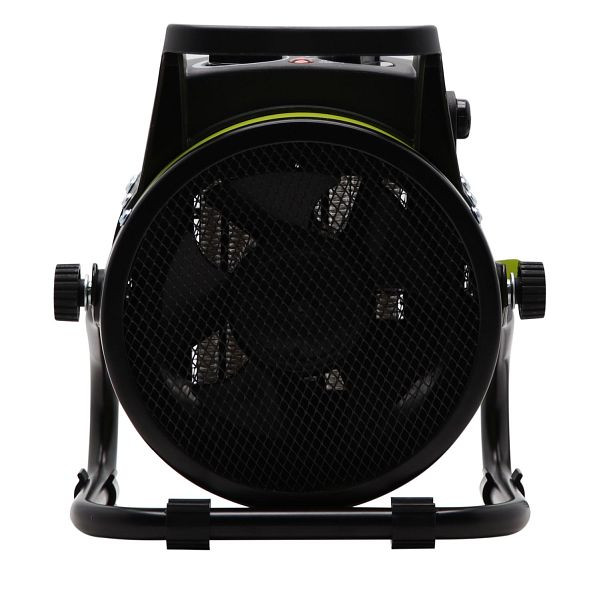 TroniTechnik 2000 W Elektroheizer Heizlüfter Bauheizer Keramik, Thermostat Elektroheizer mit 3 Heizstufen, Heizgebläse, Innen- und Außeneinsatz, 4033