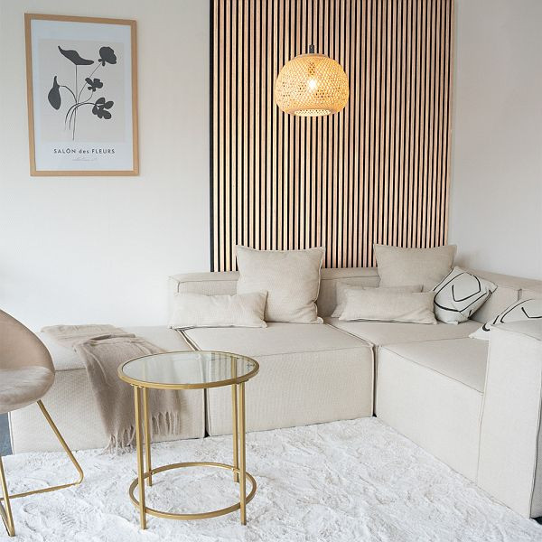 HOME DELUXE Akustikpaneel SONIC Light Oak 12 Paneel, 49550
