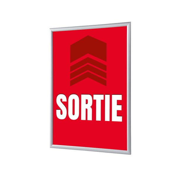 Showdown Displays Klapprahmen A1 Komplettset Ausgang Rot Französisch, KRA1G25LPPI592