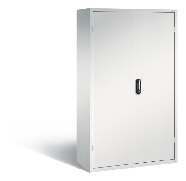 C+P Magazinschrank Serie 13, H1950xB1100xT535mm, Farbe: Lichtgrau, Muldengriff, 130276-67 S10024