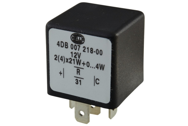 HELLA Blinkgeber, 12V, 4-polig, gesteckt, elektronisch, 4DB 007 218-001