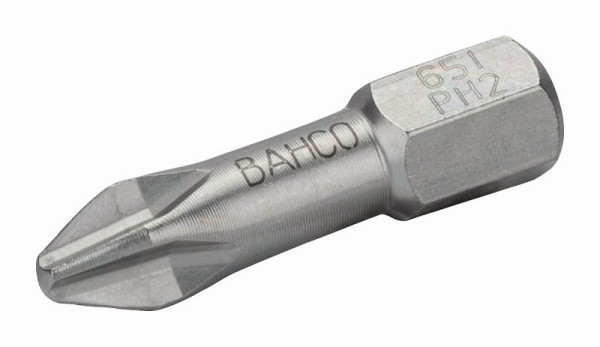 Bahco 1/4" Bits, 25 mm, Edelstahl, PH 1, 10er Pack, 65I/PH1