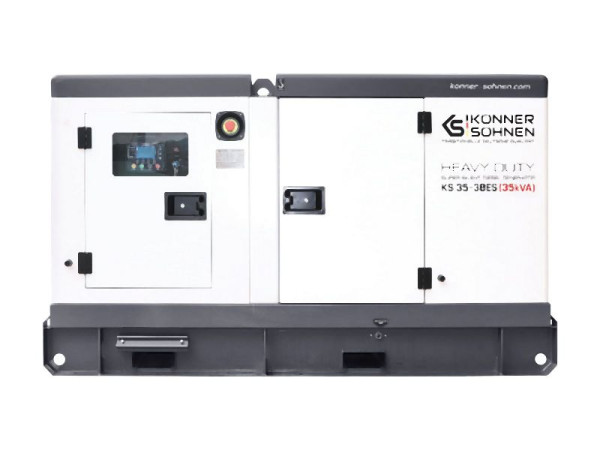 Könner & Söhnen 3-Phasen-Generator, Hubraum: 2300 cm3, Höchstleistung/Nennleistung (400V), kVA: 35/32, KS 35-3BES