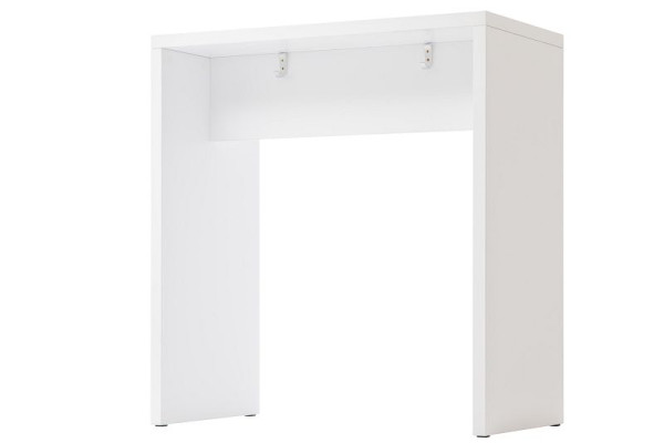 Hammerbacher Stehtisch 104x50x108cm (BxTxH) Weiß, besonders leichte Spanplatte, 38 mm dick, VMP104/W