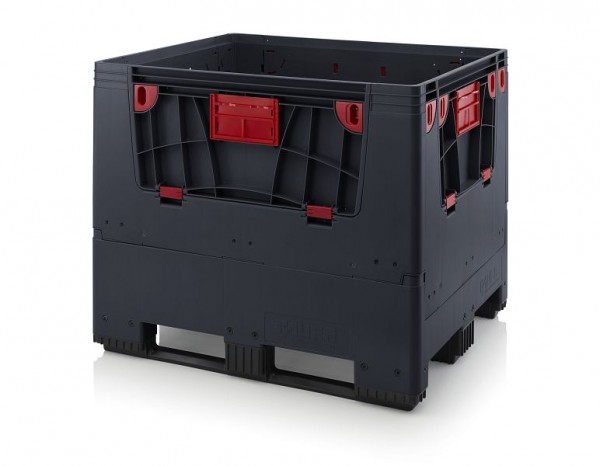 Auer Klappbare ESD-Big Boxen mit 4 Eingriffsklappen, LxBxH: LxB: 120 x 100 x 100 cm, ESD KLK 1210K