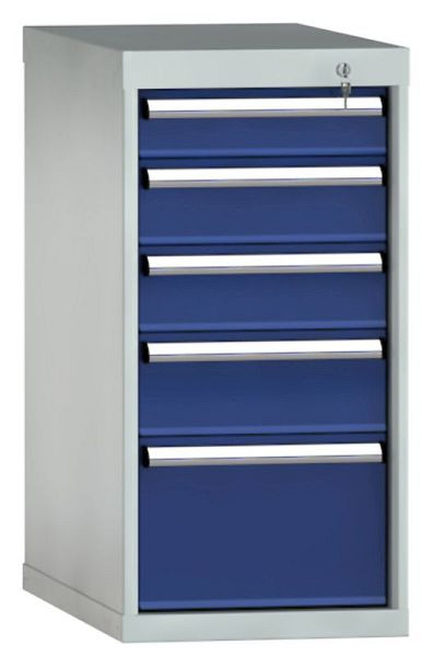 KLW Schubladenschrank 850 x 419 x 750 mm H x B x T, Einbaumaß: 750 mm Einteilung: 18x36 Einheiten, EA / 100 kg, SDB0850-05EP-001