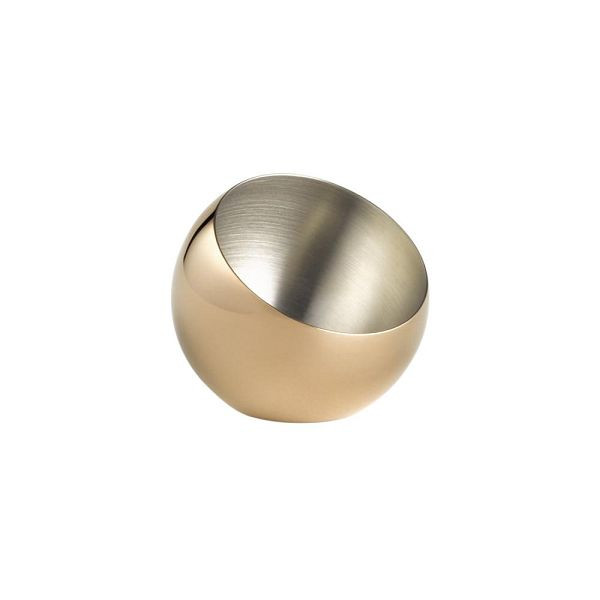 APS Schalen "SPHERE", 3er-Set, Ø 8 cm, Höhe 7 cm, 0,1 Liter, Edelstahl, Kupfer-Look, 40771