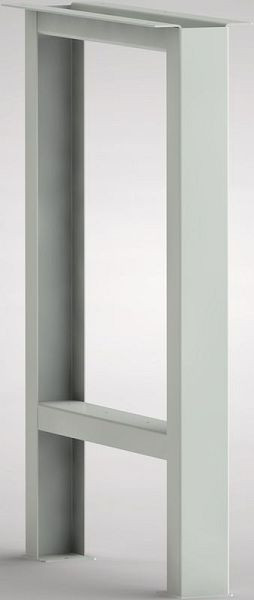 KLW Werkbankfußelement in U-Hut-Ausführung aus 2 mm Stahlblech gekantet 800 x 608 x 80 / 160 mm H x T x B, FE-UNP-01