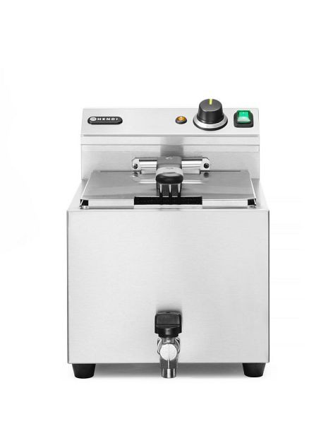 Hendi Fritteuse Profi Line mit Ablasshahn, 10 L, 400 V, 209424