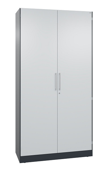 C+P Flügeltürenschrank Asisto, H1980xB1000xT435mm, 7016/7035, 141002-000 S10373