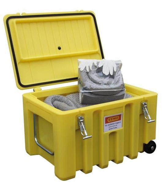 Cemo CEMbox 150 l verkehrsgelb, Maße: 80 x 60 x 53 cm, 10132, 4052886314920