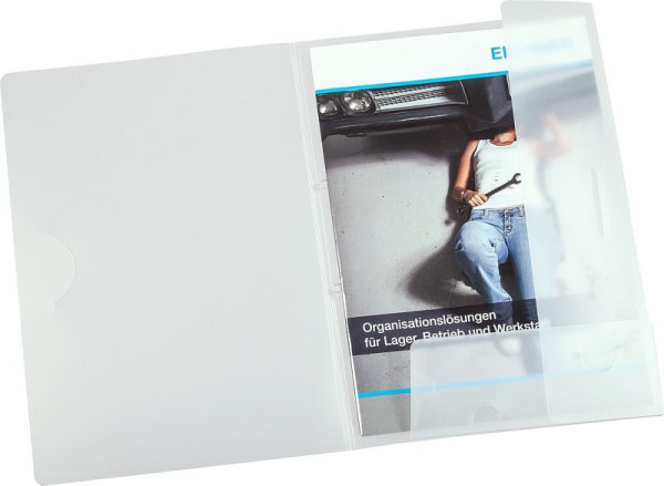 Eichner Angebotsmappe mit Verschlusslasche, Transparent, VE: 15 Stück, 9218-00871