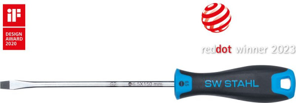 SW-Stahl Schraubendreher, Schlitz, 6,5 x 150 mm, 32756SB