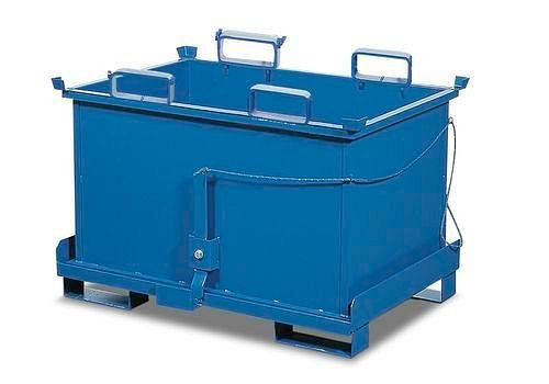 DENIOS Klappbodenbehälter Classic für Schüttgut, 500 kg Traglast, 163424
