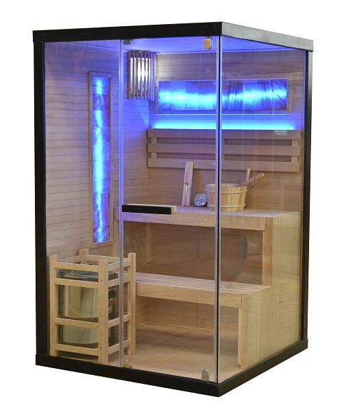 Sanotechnik LUXOR 1 Sauna 2 Personen, 120x120x190 cm (Bausatz), SB50120