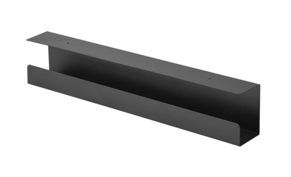Bisley Kabelkanal, Maße: H 76 x B 600 x T 114 mm, Farbe: schwarz, DKKS333