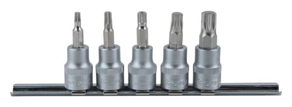 KS Tools 3/8" Bit-Stecknuss-Satz XZN, 5-teilig, M4-M10, 911.3923