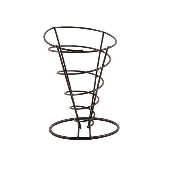 Olympia Pommestütenhalter schwarz, 17,5 x 11,5 cm, Metall, CL319