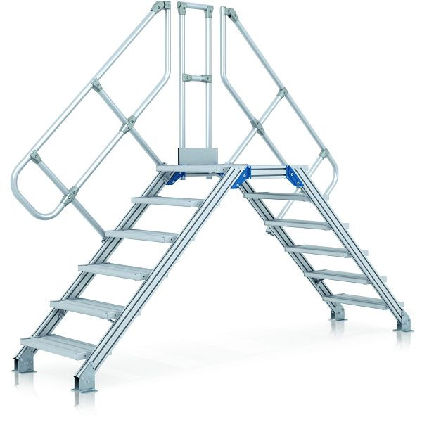 ZARGES LM-Überstieg 45° 5 Stufen, 800 mm breit, Höhe 950 mm, 40355944