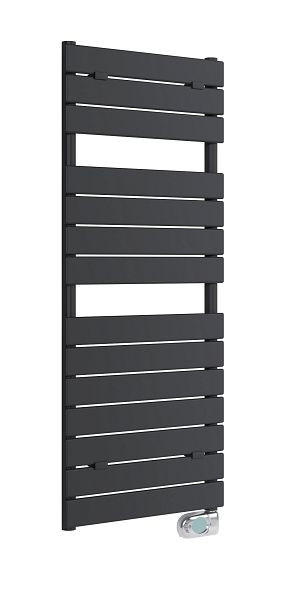 Sanotechnik Badezimmer-Heizkörper E-Pisa, Mattschwarz, 50x121,3cm, PES121