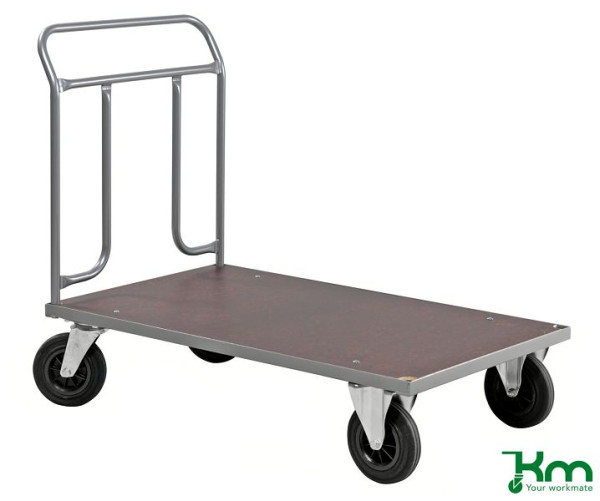Kongamek Plattformwagen, 2 Räder mit Bremsen, 1074 x 600 x 1000 mm, KM7731-4B