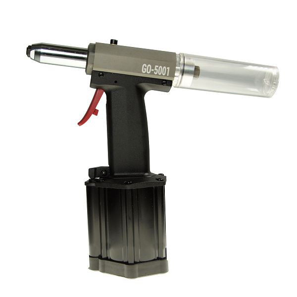 GOEBEL Pneumatisch-hydraulisches Blindnietwerkzeug GO-5001 mit Stiftabsaugung, 2234325001