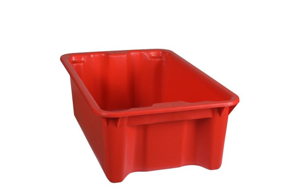 Plastipol-Scheu K 400/0 POLYBOX PP ROT, 590 mm x 380 mm x 202 mm, 28400021