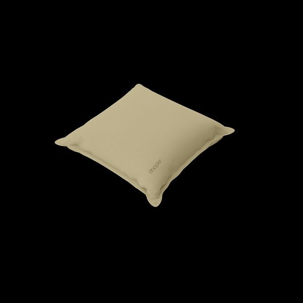 doppler Zierkissen CITY ca. 45x45xca. 14cm, mit Stehsaum und Hotelverschluss, sand, uni, 5695244417