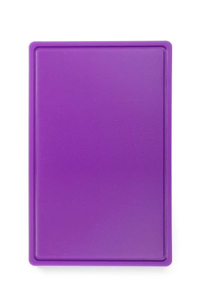Hendi Schneidbretter HACCP Gastronorm 1/1, LxBxH: 530x325x15 mm, Violett, 826065