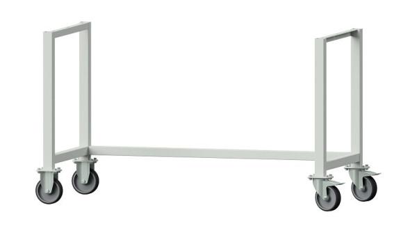 ANKE Werkbänke Gestell A fahrbar, 1360 x 615 x 850 mm, RAL 7035, 990.571