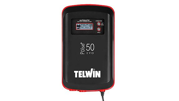 Telwin Batterielade-, Erhaltungslade- und Testgerät für Batterien PULSE 50 EVO 230V 12V/24V, 807611