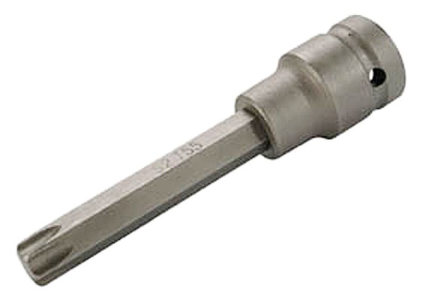 SW-Stahl IMPACT-Schraubendreheinsatz, 1/2", T-Profil, T55 x 100 mm, brüniert, 05357L