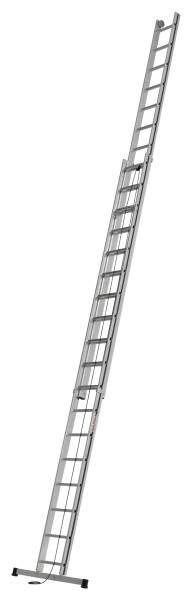 ALU-PRO Seilzugleiter zweiteilig, 2x18 Sprossen, Länge eingefahren 5,14 m / ausgefahren 9,06 m, 700513699