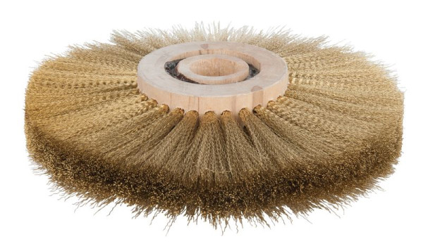 KS Tools BRONZEplus Rundbürste, Zinnbronzedraht, gewellt, Durchmesser 150 mm, 963.9596