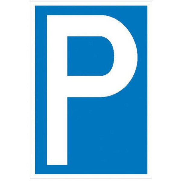 Stein HGS Parkplatzschild, 400 mm, 600 mm, Alu, 2 mm, 52.5142