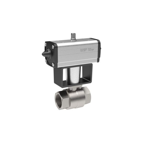 Riegler Edelstahl-KH, pneumatischer Stellantrieb nach NAMUR, doppeltwirkend, Rp 3/8, 158753