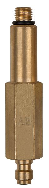 KS Tools Adapterstück (lang) M8x1,0 Außengewinde und 1/4" Schlauchanschluss mit Dichtring, 150.2345