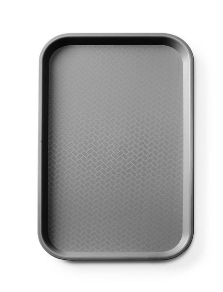 AmerBox Fast-Food-Tablett GN 1/1 Polypropylen, GN 1/1, Schwarz, 530x325x(H)20mm, 878590