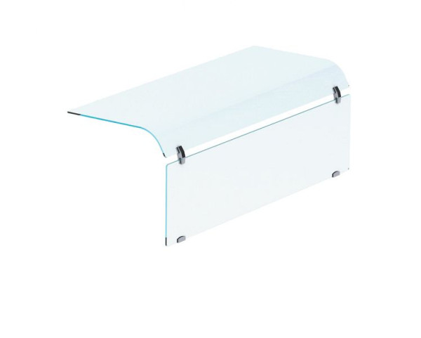 CombiSteel Aufsatzbord mit Einseitig Abgerundet Glas Geschlossen - 3/1, 7495.0545