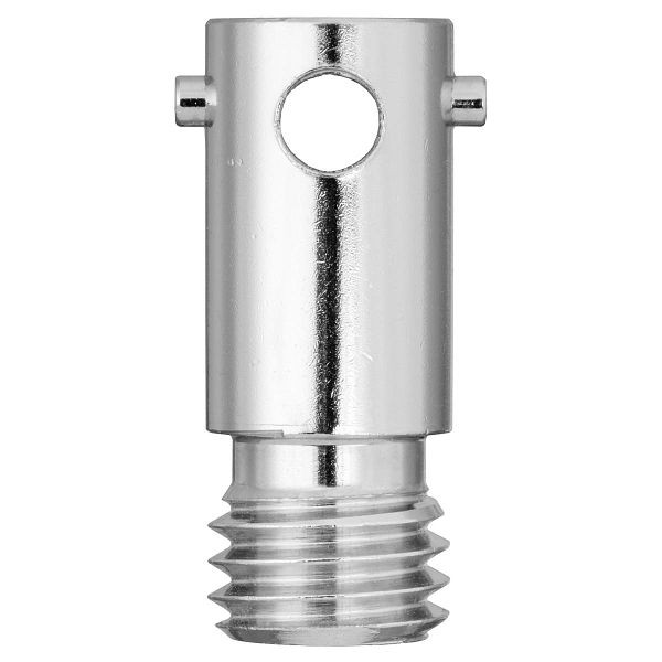 JUMO Bajonett-Gegenstück (RD), Innendurchmesser 8,5mm, Gesamtlänge 50mm, M12x1, Messing vernickelt, 00450720